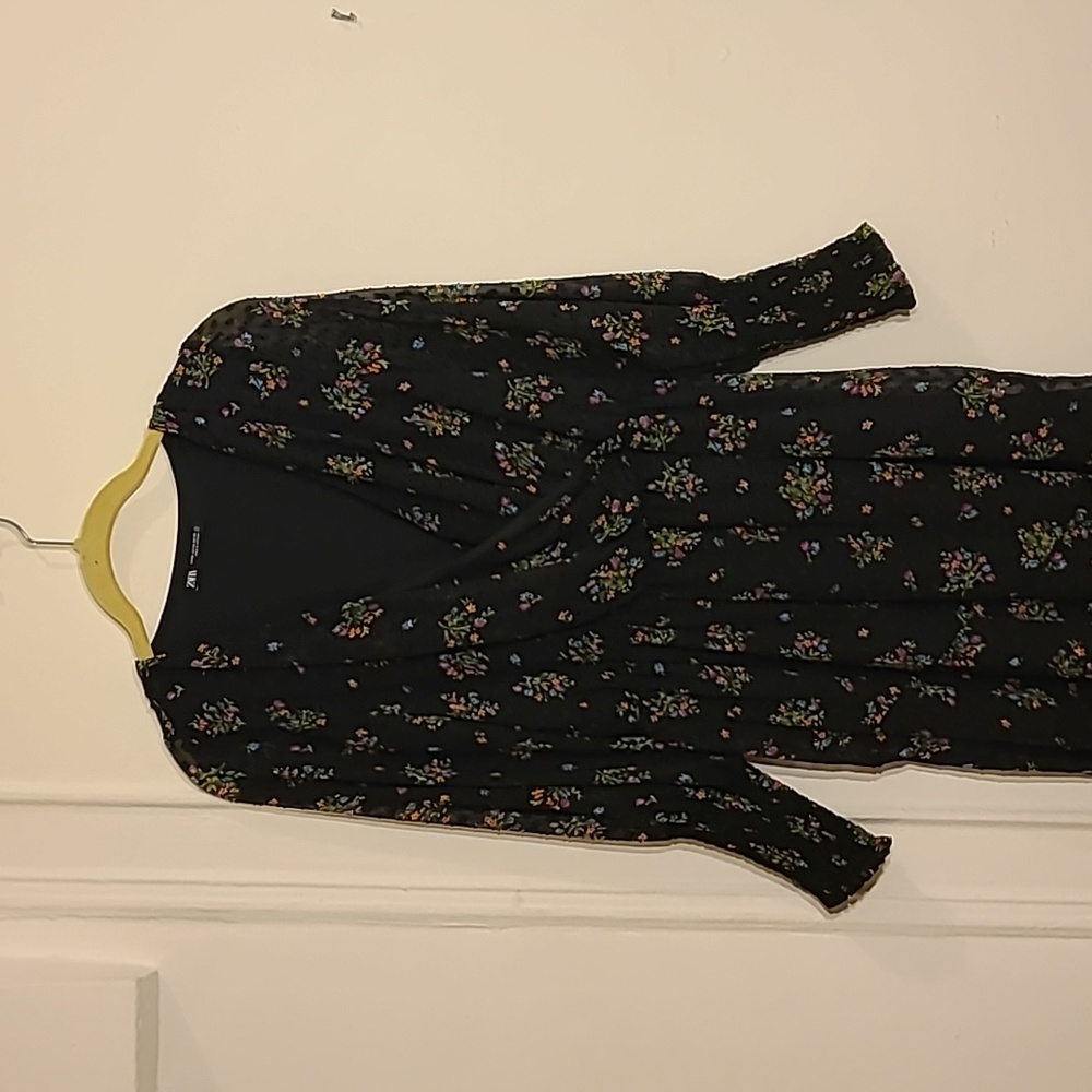 Printed maxi dress by Zara